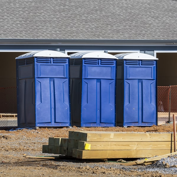 are there any restrictions on where i can place the porta potties during my rental period in Slab Fork